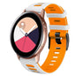 20mm Two-Color Silicone Watch Band