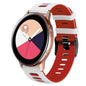 20mm Two-Color Silicone Watch Band