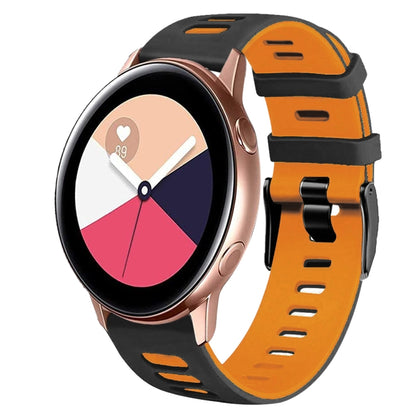 20mm Two-Color Silicone Watch Band