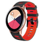20mm Two-Color Silicone Watch Band