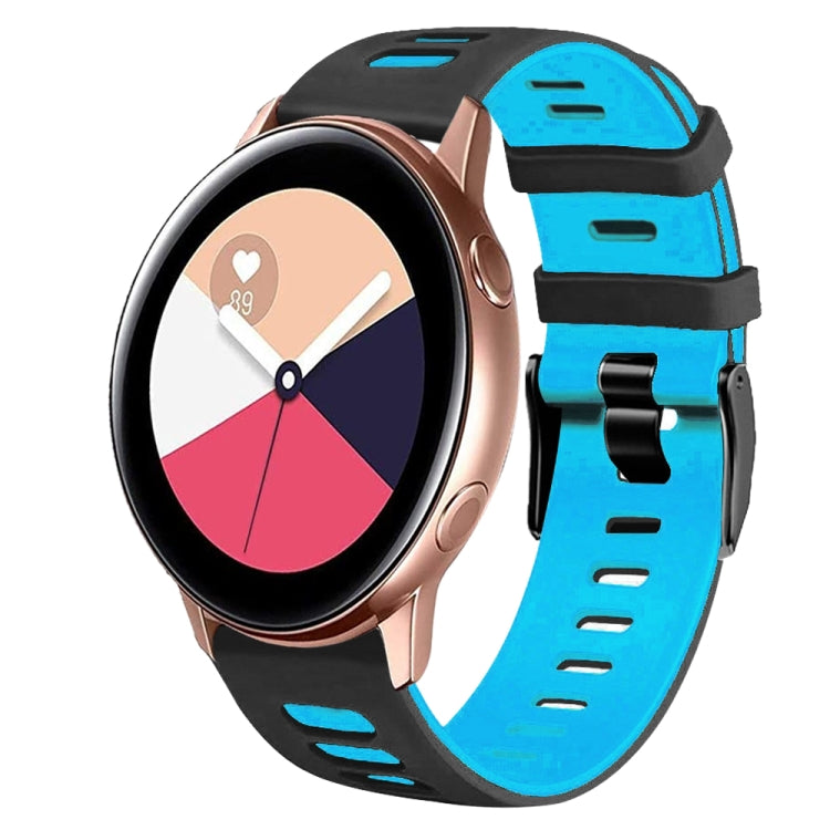 20mm Two-Color Silicone Watch Band