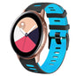20mm Two-Color Silicone Watch Band