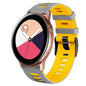 20mm Two-Color Silicone Watch Band