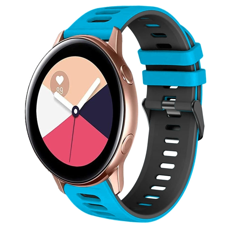 20mm Two-Color Silicone Watch Band