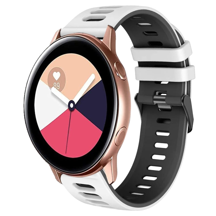 20mm Two-Color Silicone Watch Band