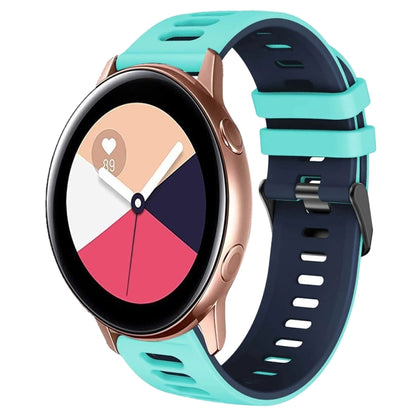 20mm Two-Color Silicone Watch Band
