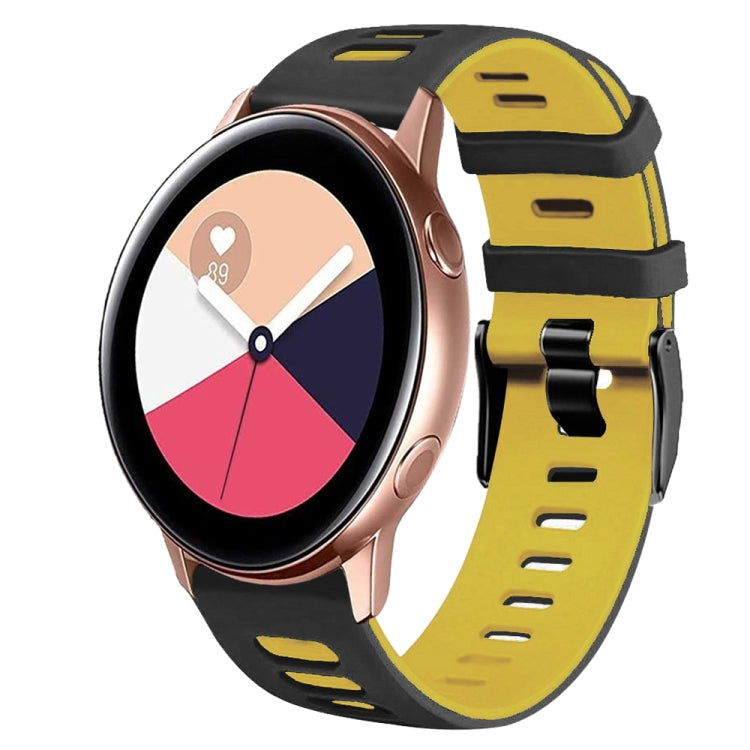 20mm Two-Color Silicone Watch Band