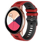 20mm Two-Color Silicone Watch Band