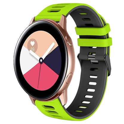 20mm Two-Color Silicone Watch Band