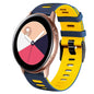 20mm Two-Color Silicone Watch Band