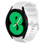 20mm Plaid Solid Color Silicone Watch Band