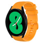 20mm Plaid Solid Color Silicone Watch Band