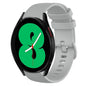 20mm Plaid Solid Color Silicone Watch Band
