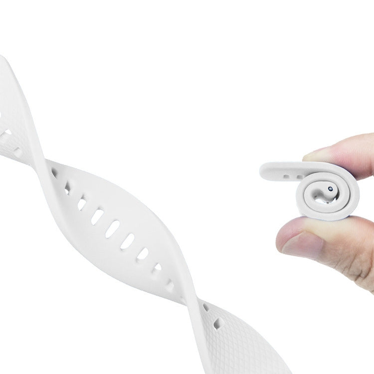 20mm Plaid Solid Color Silicone Watch Band