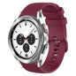 20mm Plaid Solid Color Silicone Watch Band