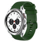 20mm Plaid Solid Color Silicone Watch Band