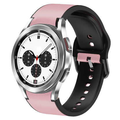 20mm Silicone Adhesive Leather Watch Band