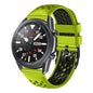 22mm Two-Color Breathable Silicone Watch Band