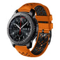 22mm Two-Color Breathable Silicone Watch Band