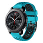 22mm Two-Color Breathable Silicone Watch Band