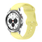 20mm Butterfly Buckle Solid Color Silicone Watch Band