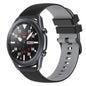 22mm Checkered Two-Color Silicone Watch Band