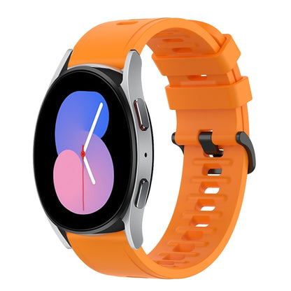 20mm Solid Color Soft Silicone Watch Band