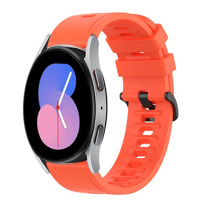 20mm Solid Color Soft Silicone Watch Band