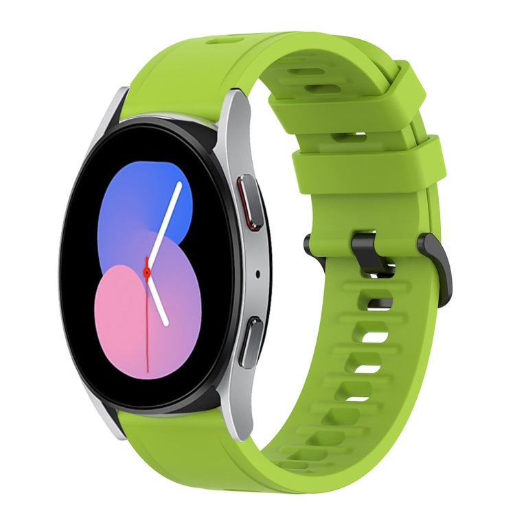 20mm Solid Color Soft Silicone Watch Band