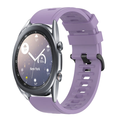 22mm Solid Color Soft Silicone Watch Band