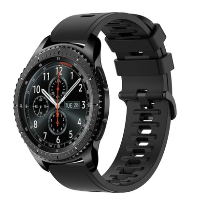 22mm Solid Color Soft Silicone Watch Band