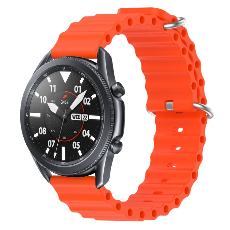 22mm Ocean Style Silicone Solid Color Watch Band