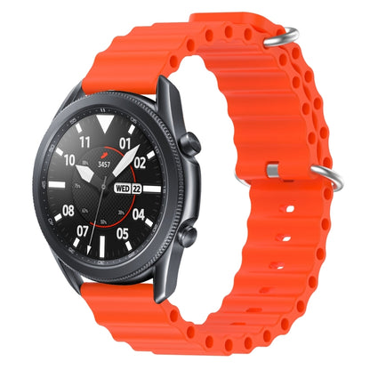 22mm Ocean Style Silicone Solid Color Watch Band