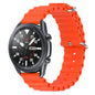 22mm Ocean Style Silicone Solid Color Watch Band