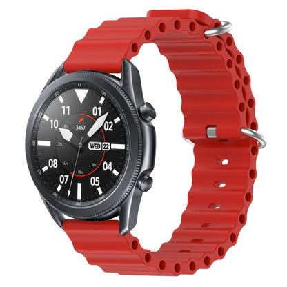 22mm Ocean Style Silicone Solid Color Watch Band