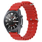 22mm Ocean Style Silicone Solid Color Watch Band