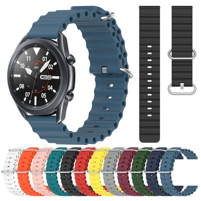 22mm Ocean Style Silicone Solid Color Watch Band