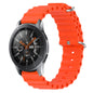 22mm Ocean Style Silicone Solid Color Watch Band