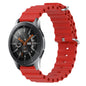 22mm Ocean Style Silicone Solid Color Watch Band