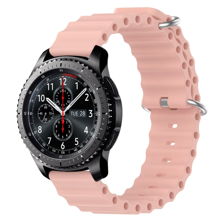 22mm Ocean Style Silicone Solid Color Watch Band