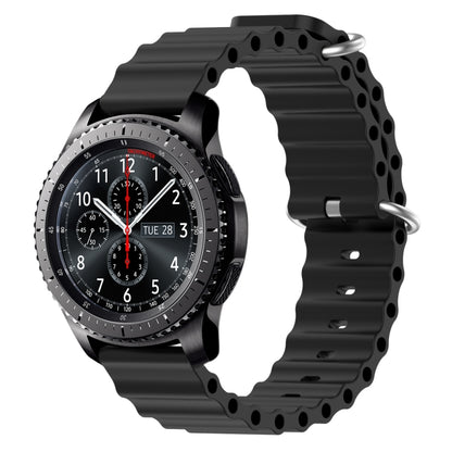 22mm Ocean Style Silicone Solid Color Watch Band