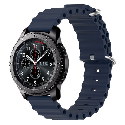 22mm Ocean Style Silicone Solid Color Watch Band