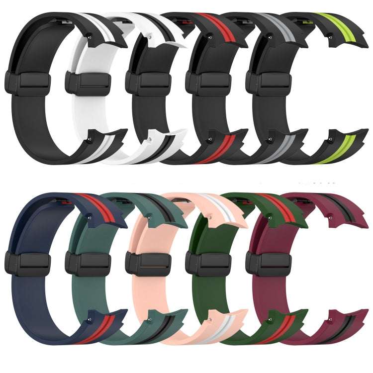 Folding Magnetic Clasp Silicone Watch Band