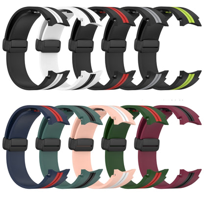 Folding Magnetic Clasp Silicone Watch Band