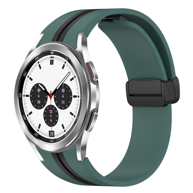 Folding Magnetic Clasp Silicone Watch Band