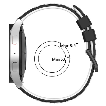 20mm Two-Color Porous Silicone Watch Band