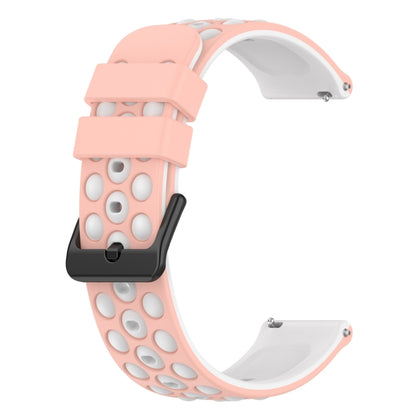 22mm Two-Color Porous Silicone Watch Band