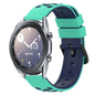 22mm Two-Color Porous Silicone Watch Band