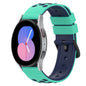 22mm Two-Color Porous Silicone Watch Band