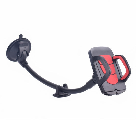 X034 Long Arm Flexible Goose Neck Windshield Car Cell Phone Holder, X034